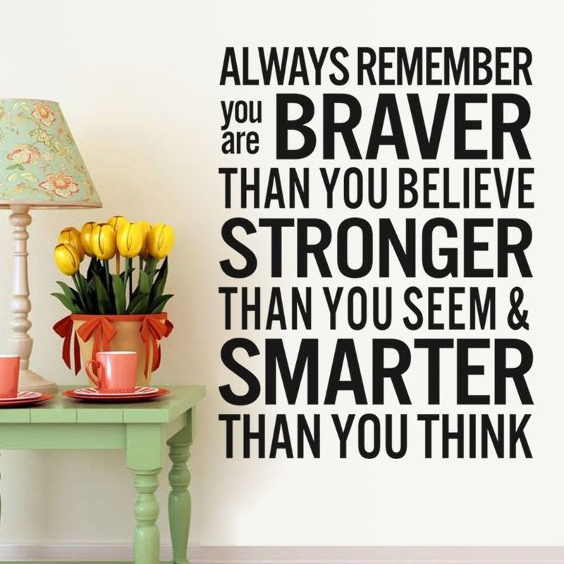 Inspiring Quote Wall Decal