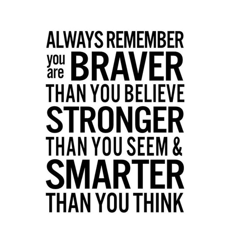 Inspiring Quote Wall Decal