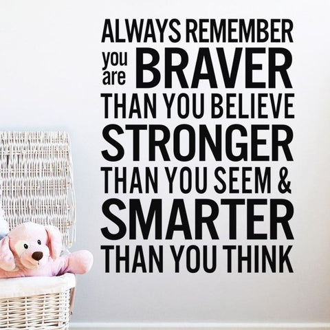 Inspiring Quote Wall Decal