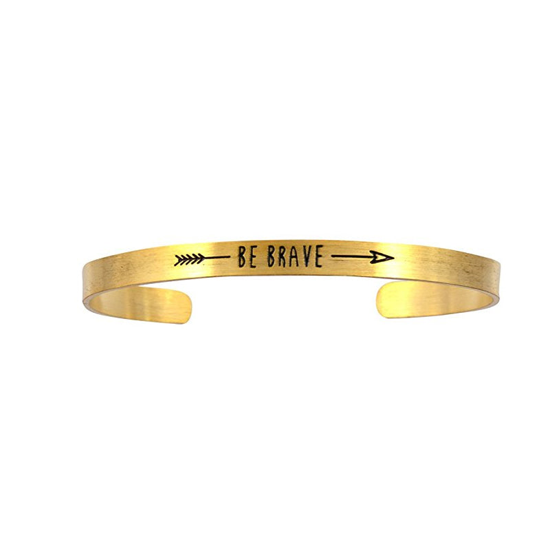 Be Brave Cuff Bracelet