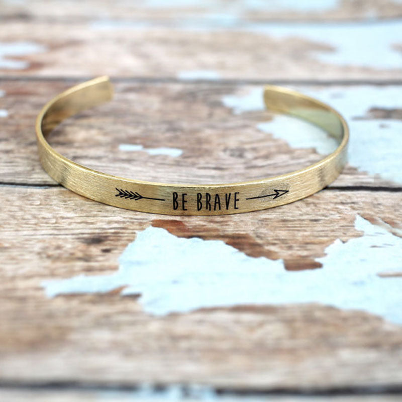 Be Brave Cuff Bracelet