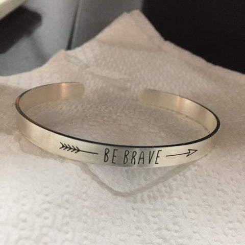Be Brave Cuff Bracelet