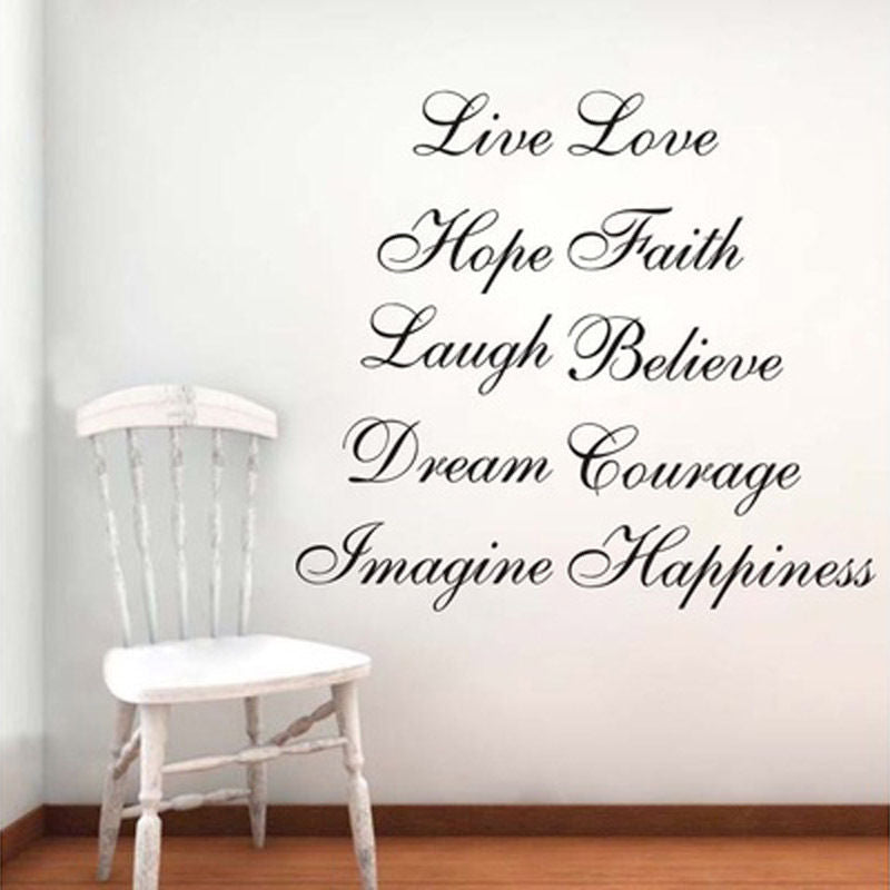 10 Inspirational Words Wall Decor