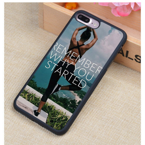 Motivational Gym Fitness Quotes Phone Case
