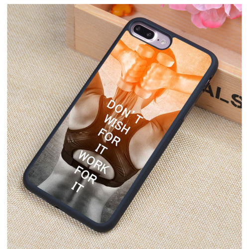 Motivational Gym Fitness Quotes Phone Case