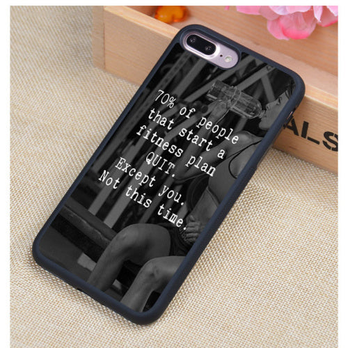 Motivational Gym Fitness Quotes Phone Case
