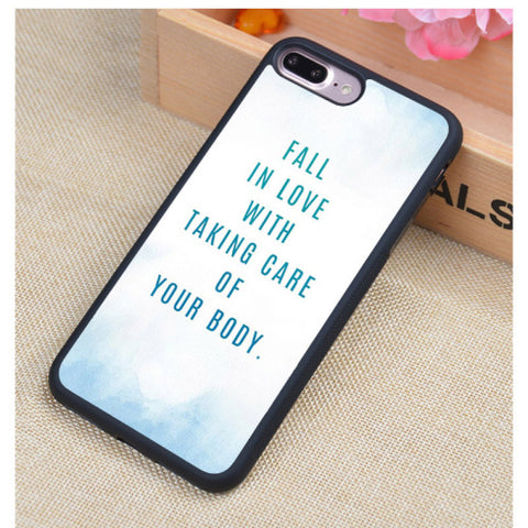 Motivational Gym Fitness Quotes Phone Case