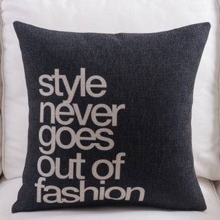 Cotton Motivational Worlds Pillow Case