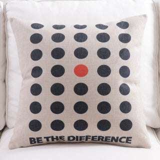 Cotton Motivational Worlds Pillow Case