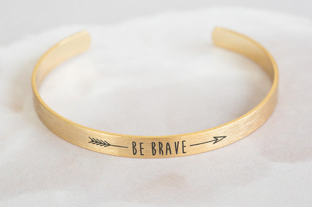Be Brave Cuff Bracelet