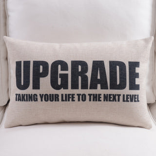 Cotton Motivational Worlds Pillow Case