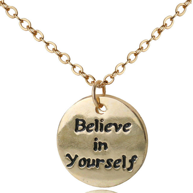 I am Very Strong Pendant Necklace