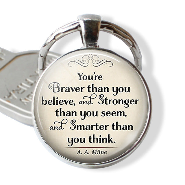 Inspirational Quotes Key Rings