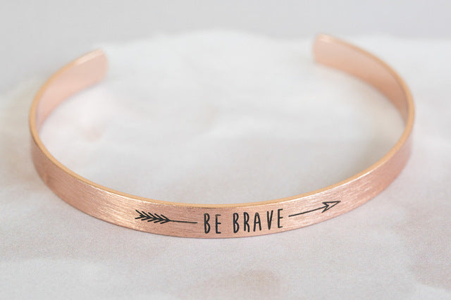 Be Brave Cuff Bracelet