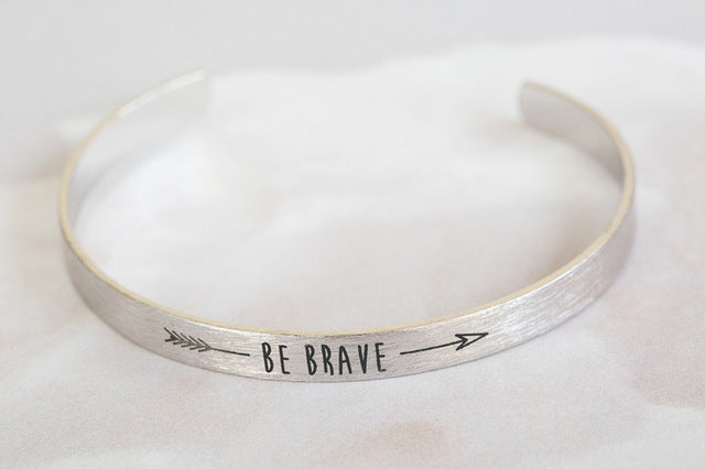Be Brave Cuff Bracelet