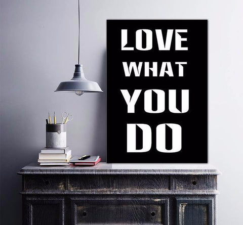 Do What You Love, Love What You Do  Wall Painting