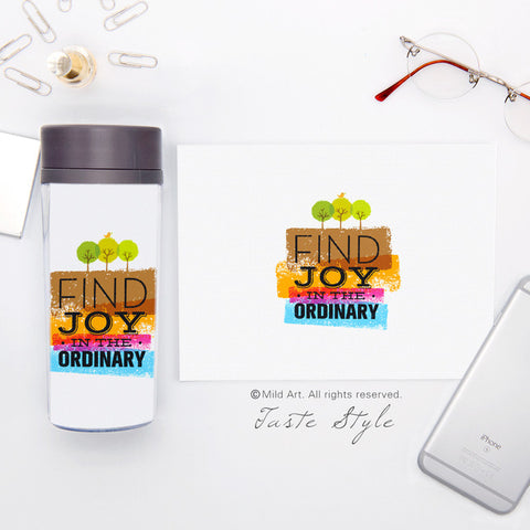 Insulated Inspirational Quotes Water Bottle