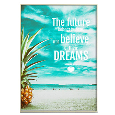 Nordic Ocean Inspiring Quotes Canvas